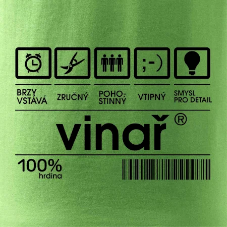 Čárový kód vinař