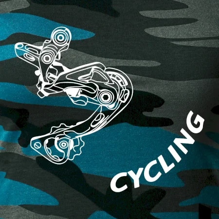Cycling nápis šikmo