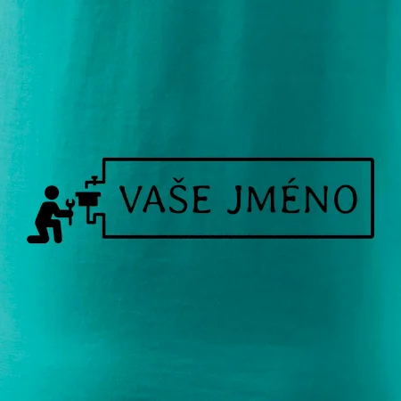 Instalatér - jméno v rámečku