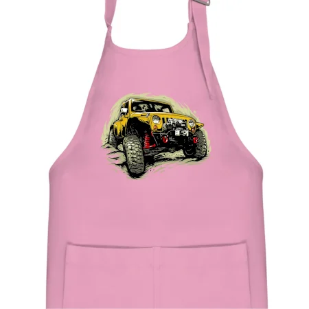 Žlutý offroad s navijákem