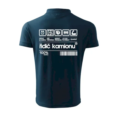 Čárový kód řidič kamionu
