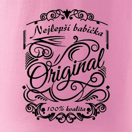 Vintage nejlepší babička  100% kvalita