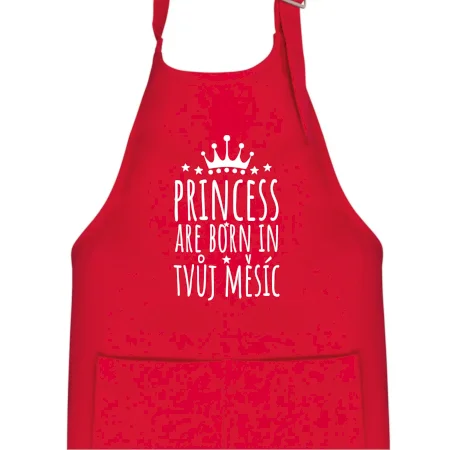 Princesses are born in (vlastní nápis měsíc narození)