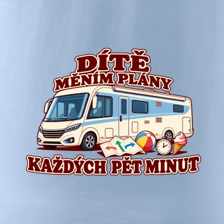 Dítě měním plány každých pět minut integrovaný obytňák