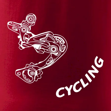 Cycling nápis šikmo