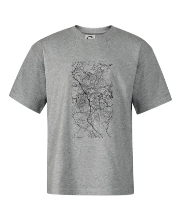 Černobílá mapa Liberec
