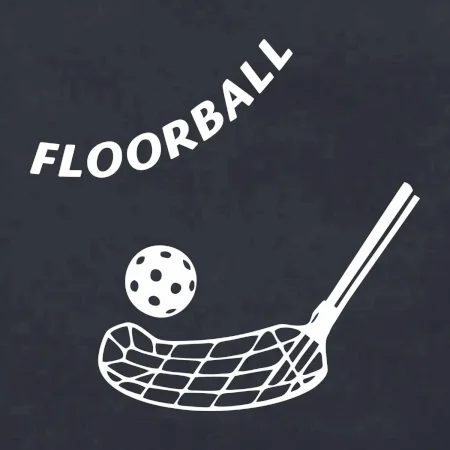 Floorball nápis šikmo