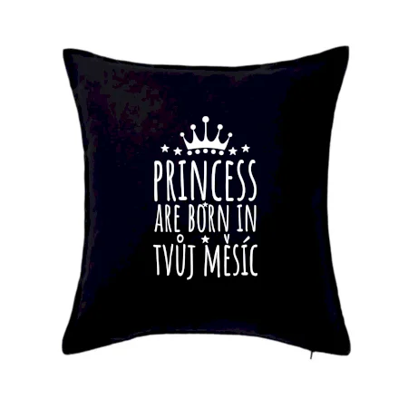 Princesses are born in (vlastní nápis měsíc narození)