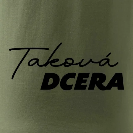 Jaký táta / máma - taková dcera psací