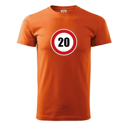 Dopravní značka - omezení rychlosti 20
