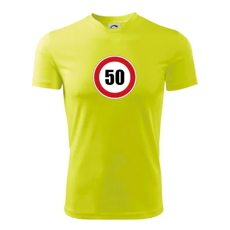 Dopravní značka - omezení rychlosti 50