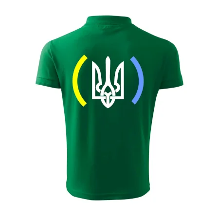 Ukrajina trojzubec s barvami