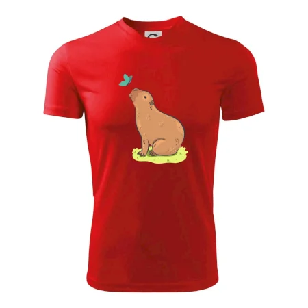 Kapybara a motýlek