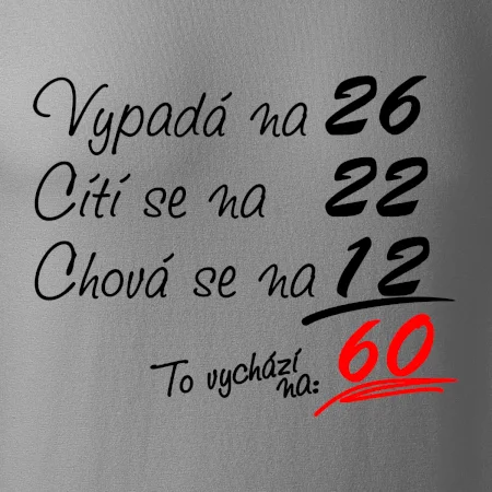 Vypadá, cítí se, chová se - 60 let