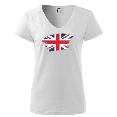 Britská vlajka roztrhaná