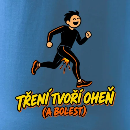 Běžecké tření tvoří oheň