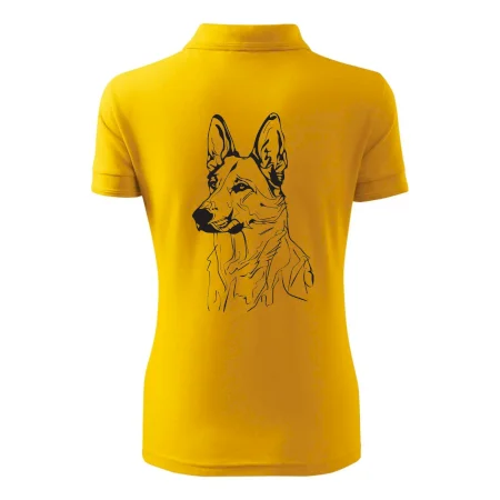 Německý ovčák černá kresba