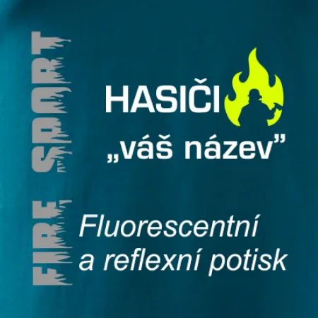 Hasiči - Váš název - FLUO + Reflexní potisk