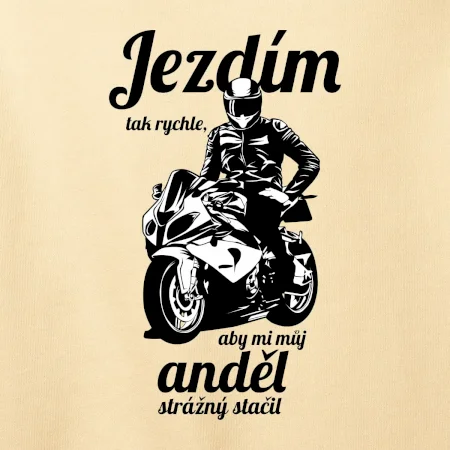 Silniční motorka - jezdím tak rychle, aby mi můj anděl strážný stačil