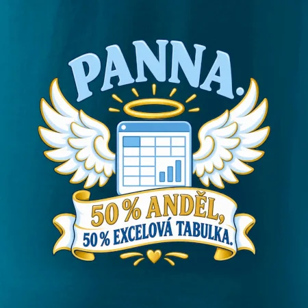Panna. 50 % anděl, 50 % excelová tabulka