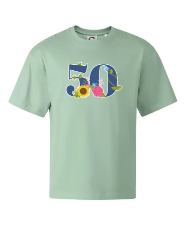 Květinové číslo kreslené - 50