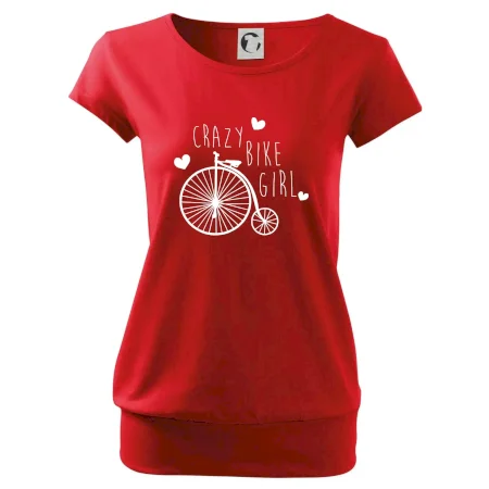 Crazy bike girl