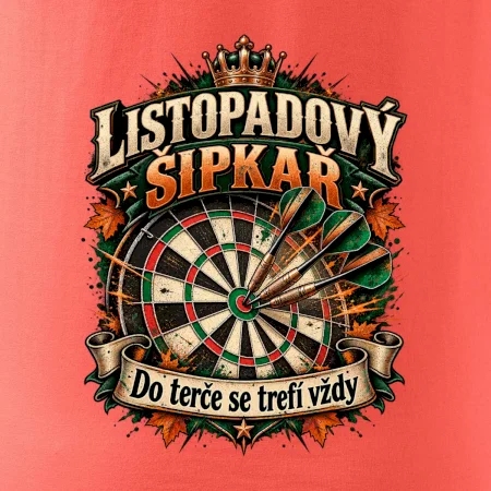 Listopadový šipkař mistr terče