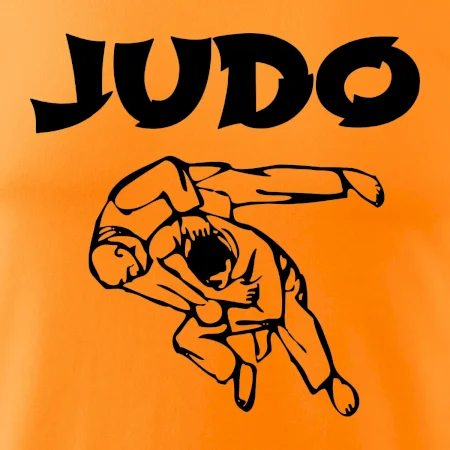 Judo nápis + postavy