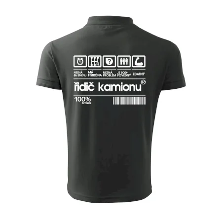 Čárový kód řidič kamionu