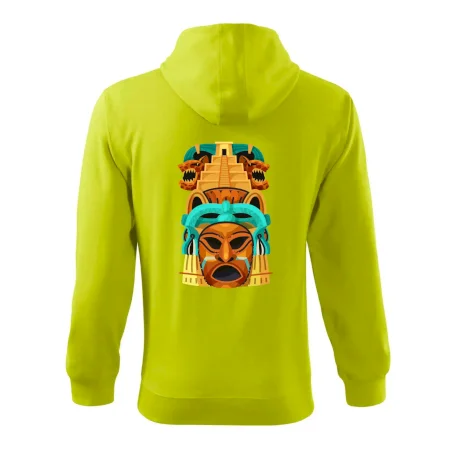 Mayové maska s pyramidou