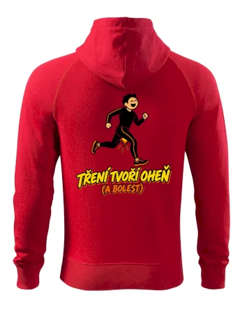 Běžecké tření tvoří oheň