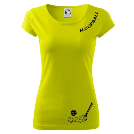 Floorball nápis šikmo
