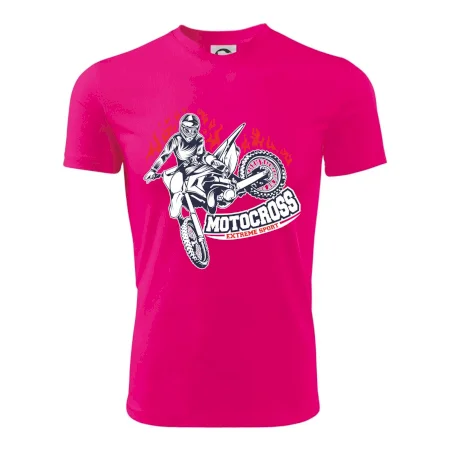 Motocross extreme sport fire