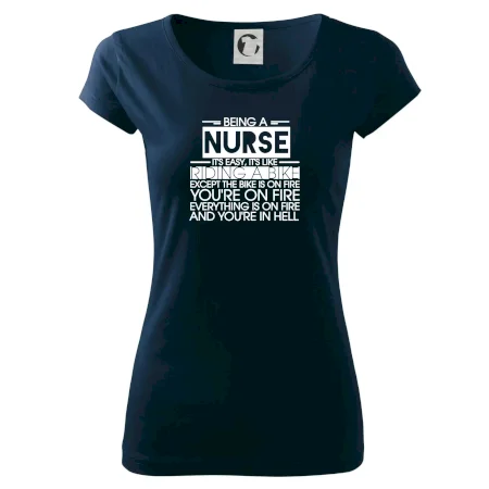 Being a nurse - bike