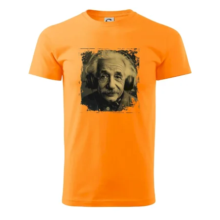 Albert se sluchátky