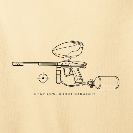 Minimalistický marker stay low shoot straight