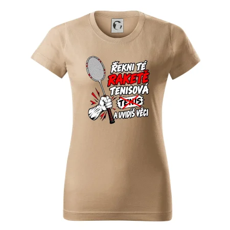 Badmintonová raketa není tenisová