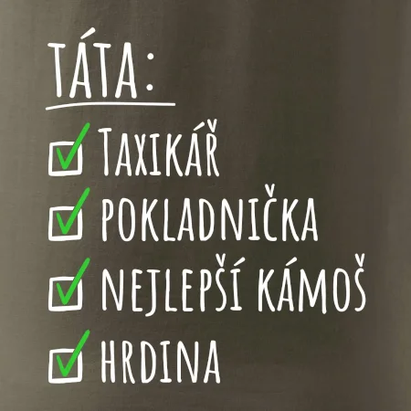 Táta - check list