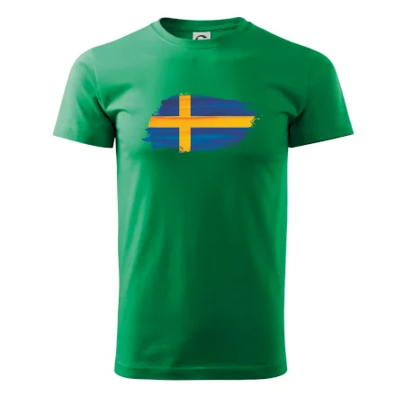 Švédská vlajka kreslená