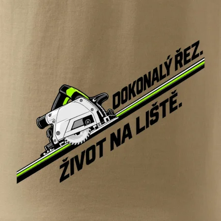 Dokonalý řez život na vodicí liště