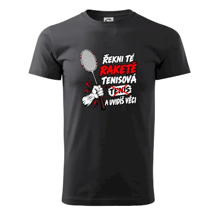 Badmintonová raketa není tenisová