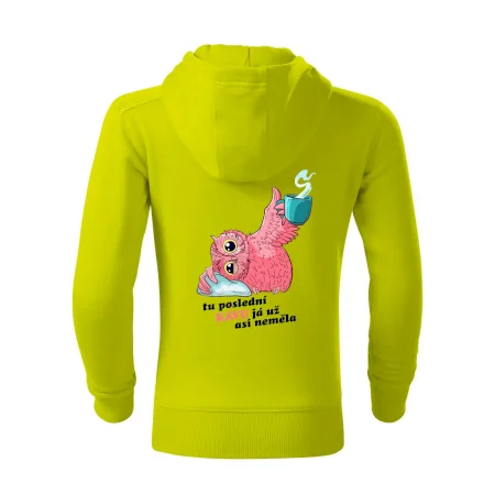 Tu poslední kávu já už asi neměla