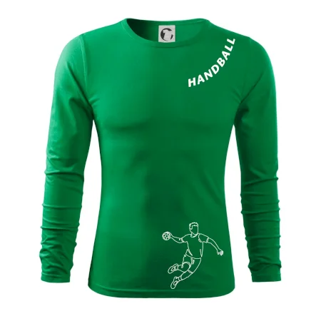 Handball nápis šikmo