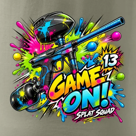 Barevná exploze game on paintball