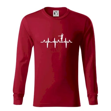 EKG tanečnice salsy