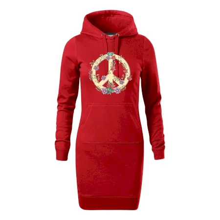 Peace symbol pískový