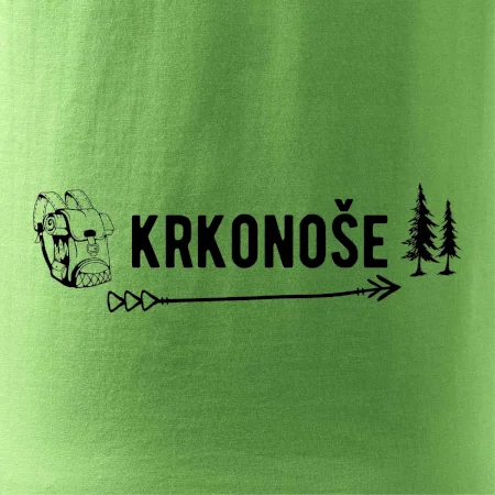 Krkonoše nápis