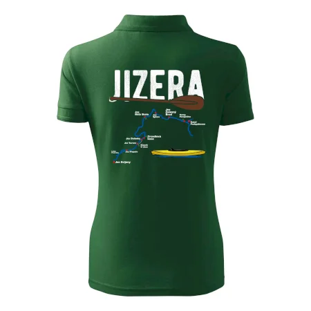 Mapa řeky Jizery