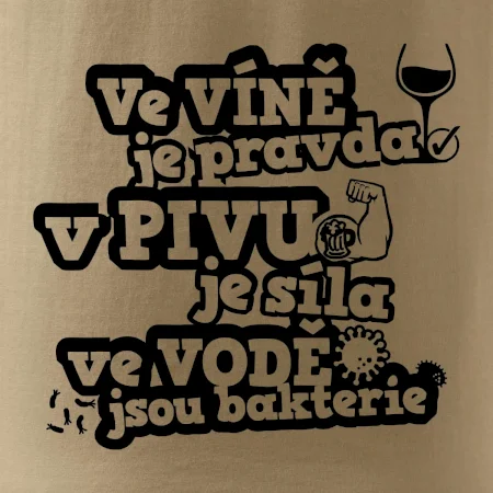 Ve víně je pravda, v pivu síla, ve vodě bakterie