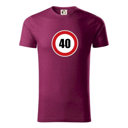 Dopravní značka - omezení rychlosti 40
